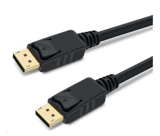 PREMIUMCORD DisplayPort 1.3/1.4 přípojný kabel M/M, zlacené konektory, 2m