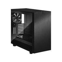 FRACTAL DESIGN skříň Define 7 Light Tempered Glass Midi Tower, černá, bez zdroje