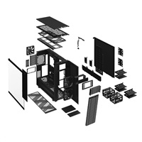 FRACTAL DESIGN skříň Define 7 XL Dark Tempered Glass Full Tower, černá, bez zdroje