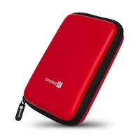 CONNECT IT HardShellProtect pevné skořepinové ochranné pouzdro na 2,5" HDD, červená