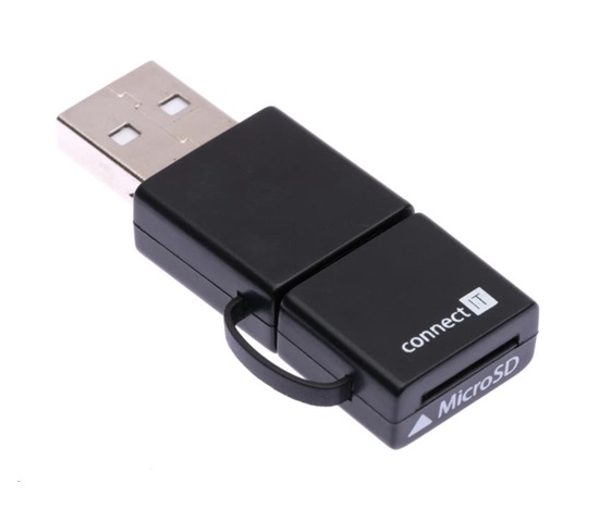 CONNECT IT SMART OTG čtečka MicroSD/HC pro mobilní telefony a PC