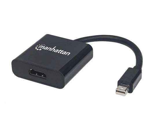 MANHATTAN Adapter mini DP na HDMI, aktivní, černá