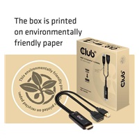 Club3D adaptér aktivní HDMI na DisplayPort 4K60Hz, M/F