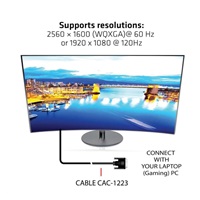 Club3D kabel DVI-D Dual Link (24+1), 3m, Bidirectional, 28 AWG