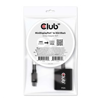 Club3D adaptér aktivní Mini DisplayPort na VGA