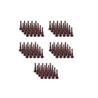 NOCTUA Příslušenství NA-AV1-100, Sada 100ks antivibračních úchytů pro ventilátory, hnědá