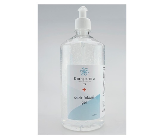 Emspoma dezinfekční gel 1000ml - čirý s pumpičkou