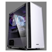 ZALMAN skříň R2 White,  ATX bez zdroje, RGB
