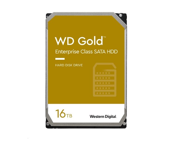 WD GOLD WD161KRYZ 16TB, SATA III 3.5", 512MB 7200RPM, 262MB/s, CMR, Enterprise