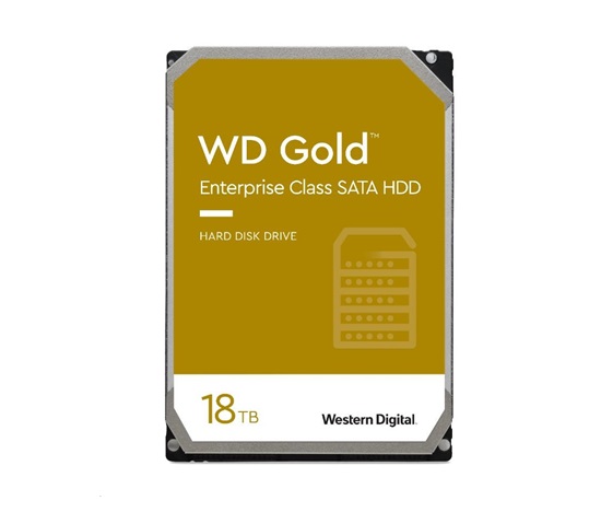 WD GOLD WD181KRYZ 18TB, SATA III 3.5", 512MB 7200RPM, 269MB/s, CMR, Enterprise