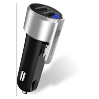 CONNECT IT RescueSafe záchranářská nabíječka do auta, stříbrná