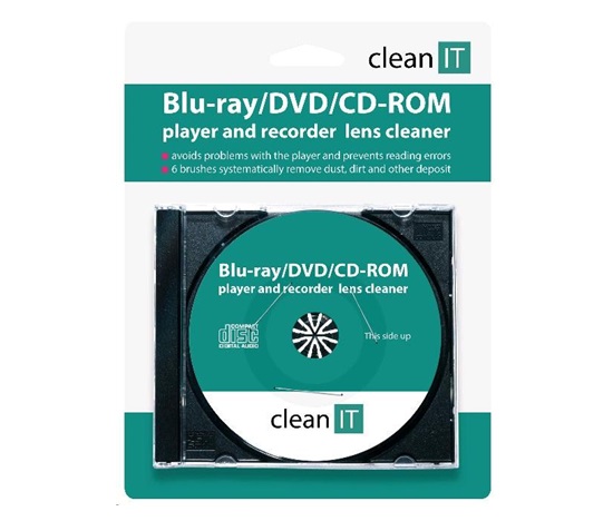 CLEAN IT čistící CD pro Blu-ray/DVD/CD-ROM přehrávače (náhrada za CL-32)