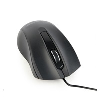 GEMBIRD myš MUS-3B-01, drátová, optická, 1000 dpi, USB, černá