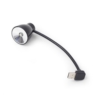 GEMBIRD USB lampička k notebooku, flexibilní, černá