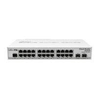 MikroTik Cloud Router Switch CRS326-24G-2S+IN, 800MHz CPU, 512MB RAM, 24xLAN, 2x SFP+, vč. L5 licence