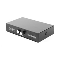 GEMBIRD Datový přepínač USB 2:1 manuální (switch)