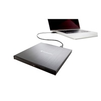 VERBATIM externí mechanika DVD-RW Rewriter USB-C, černá + NERO