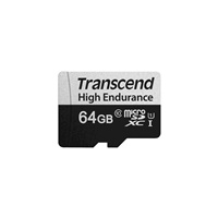 TRANSCEND MicroSDXC karta 64GB 350V, High Endurance