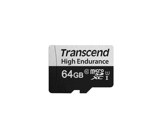 TRANSCEND MicroSDXC karta 64GB 350V, High Endurance