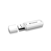 TRANSCEND Flash Disk 128GB JetFlash®730, USB 3.1 (R:80/W:25 MB/s) bílý