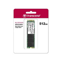 TRANSCEND SSD MTS832S, Single Side, 512GB, M.2 2280, SATA B+M Key, TLC