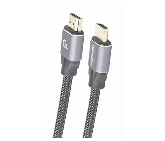 GEMBIRD Kabel HDMI 2.0, 1m, opletený, černý, blister