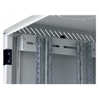 TRITON 19" jednodílný rozvaděč 9U/600mm, odnímatelné boční kryty, černý