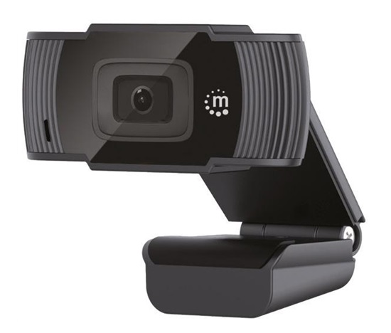 MANHATTAN Kamera Webcam 1080p, 2 mpx, USB-A Plug