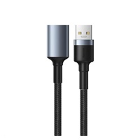 Baseus Cafule nabíjecí / datový kabel USB3.0 samec na USB3.0 samice 2A 1m, šedá