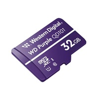 WD MicroSDHC karta 32GB Purple WDD032G1P0C Class 10, 16TBW