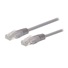 C-TECH kabel patchcord Cat5e, UTP, šedý, 2m