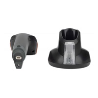 MANHATTAN Barcode Scanner BT Scanner and Cradle Black USB HID, black, Retail Box