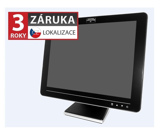 Virtuos 15'' LCD AerMonitor AM-1015, dotykový, kapacitní, USB