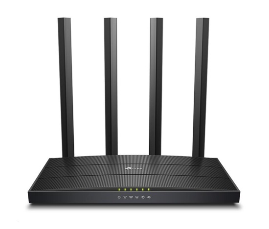 TP-Link Archer C6U OneMesh/EasyMesh WiFi5 router (AC1200, 2,4GHz/5GHz, 4xGbELAN, 1xGbEWAN, 1xUSB2.0)