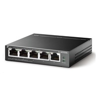 TP-Link Easy Smart switch TL-SG105PE (5xGbE, 4xPoE+, 65W, fanless)