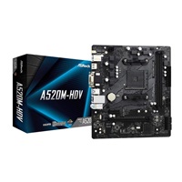 ASRock MB Sc AM4 A520M-HDV, AMD A520M, 2xDDR4, HDMI, DVI