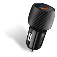 CONNECT IT InCarz QUICK CHARGE 3.0 nabíječka do auta, 1x USB-A, 3 A, carbon
