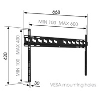 Vogel‘s MA4000 - fixní TV držák L