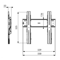 Vogel‘s PFW 6410 - LCD profi držák s náklonem M