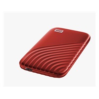 SanDisk WD My Passport SSD externí 500GB , USB-C 3.2 ,1050/1000MB/s R/W PC & Mac ,Red