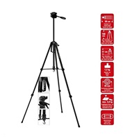 Braun Stativ Lightweight 160S (57-160cm, 1200 g, 3-směrná hlava, max. 5kg, černý)