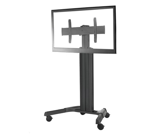 NEC PDMHM-L - Large mobile manual height-adjustable trolley for LFDs from 40" to 80", up to 90 kg,