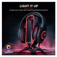 TRUST stojan na sluchátka GXT 265 Cintar RGB Headset Stand
