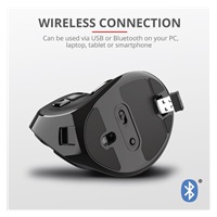 TRUST ergonomická Myš Voxx Rechargeable Ergonomic Wireless Mouse