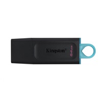Kingston Flash Disk 64GB USB3.2 Gen 1 DataTraveler Exodia (Black + Teal)