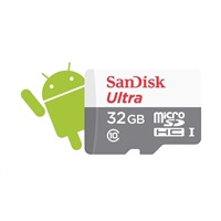 SanDisk MicroSDHC karta 32GB Ultra (80MB/s, Class 10 UHS-I, Android)
