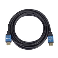 PREMIUMCORD Kabel HDMI - Ultra HDTV, 3m (kovové, zlacené konektory)