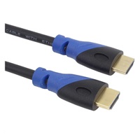 PREMIUMCORD Kabel HDMI - Ultra HDTV, 1m (Color, zlacené konektory)