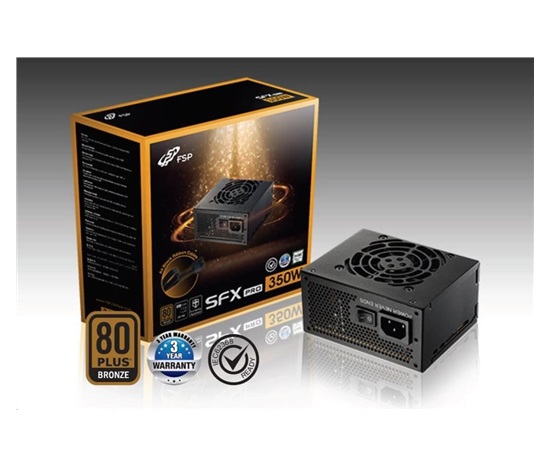 Fortron zdroj 450W SFX PRO 450, 80PLUS Bronze, Full Range, SFX&ATX,full protections