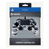 Nacon Wired Compact Controller - ovladač pro PlayStation 4 - camo grey